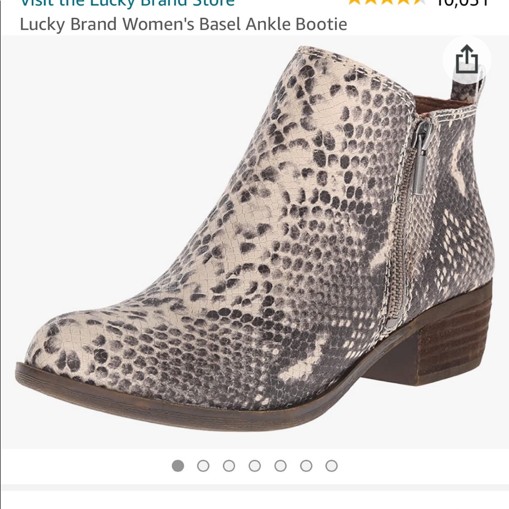 Lucky Brand Womens Basel Ankel Bootie Size 7.5